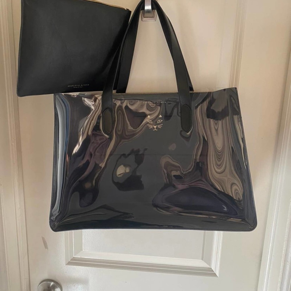 Charlotte olympia leather tote